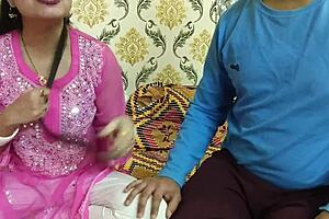 Indian Couple Celebrates Valentine with Dirty Talk and Footjob
