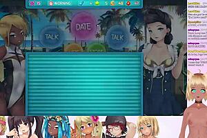 vtuber lewdneko plays huniepop 2 double date part 6