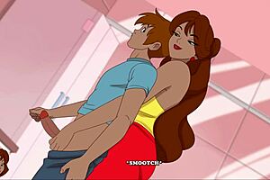 oh wow, this brunette milf fucks her daughter's boyfriend hard!