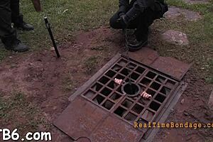 Rough blowjob and fucking with oral cock sucking in hardcore BDSM.