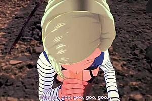 android 18, you sucking cock and getting fucked?