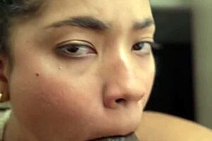 pov blowjob with a huge throbbing cock in my mouth -amateur couple- nysde