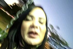 i dragged this latina's ass to my car for some doggystyle action