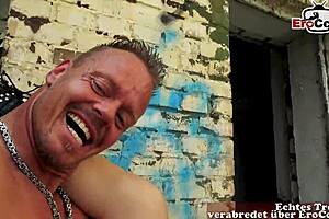 young gothic teen 18+ gets picked up for outdoor sex without condom pov