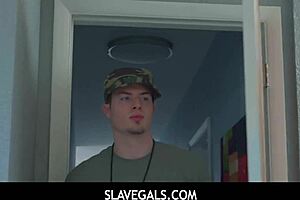 Slavegals - Military Teen 18+ Callie Black Dani Blu Used Hard