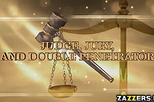 milf kristina rose gets two big cocks at once