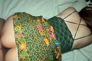 Neighbor aunt invites for passionate encounter in the house