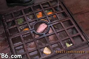 Rough blowjob and fucking with oral cock sucking in hardcore BDSM.