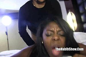 thick sexy ebony big ass gets fucked by hung bbc latino in reality