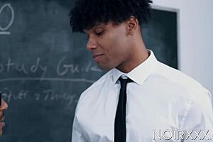 ebony hunks adrian and tony abandon books for intense bareback sex.