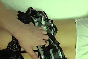 Destiny 18+ Mae fucked hard in tight panties and short skirt