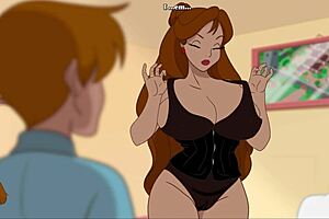 oh wow, this brunette milf fucks her daughter's boyfriend hard!