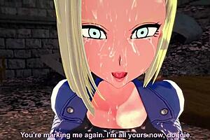 android 18, you sucking cock and getting fucked?