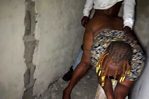 My horny stepmom sucking cock outdoor pov