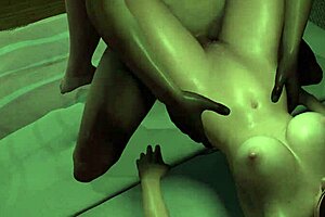 a succubus snuck up on me at night 😈 3d hentai