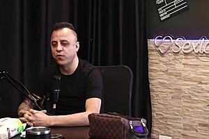 She says, 'Give me that blowjob after hearing about the condom in sheer red lingerie, Freddy, the king of dogging.'