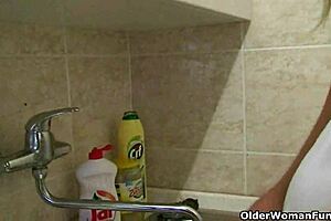 mature german moms masturbating at home 😏 big tits and hairy pussies on display