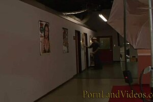 Husband can't watch blonde wife with stranger