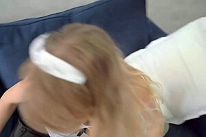 new maid works her holes for bad job, swallows cum