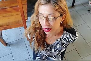 Brazilian Secretary Turned Into Cum Dump and Urinal for Her Boss.