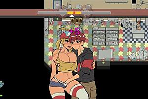 step sister touches cock for the first time in taboo hentai game