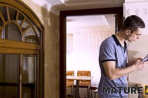 Mature Actress Moans During Intense Encounter With Stepson