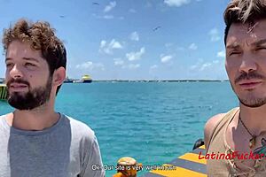 Yo, hot Latino gay sex on the beach with Rob Silva!