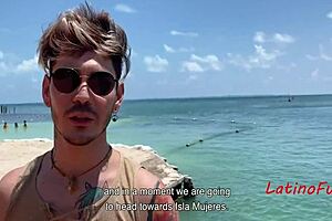 Yo, hot Latino gay sex on the beach with Rob Silva!