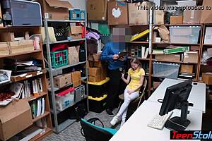 crying small-titted russian teen thief gets punished with hard fucking.