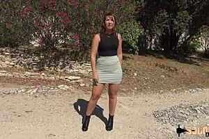 lexie gets her ass fucked by a huge cock outdoors!