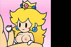 paper peach hand job animation by peachypop34