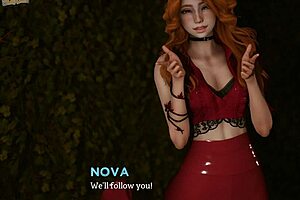 Eternum 176 curvy babe rocks sexy 3D outfit with huge tits.