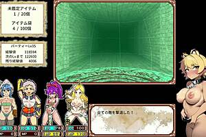 challenging this god game with 4 bitches exploring dungeons in danero+ let's play part 1