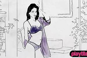 Sophie says, 'admire my tight petite brunette body naked with small tits'