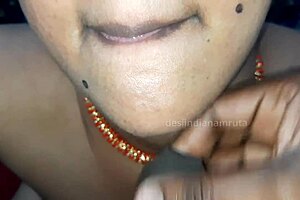 Indian caretaker gives blowjob, masturbation, and cumshot to owner.