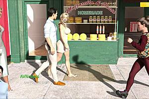 Rosewater Manor 53: Curvy Mature Babe in Wild 3D Cartoon Action!