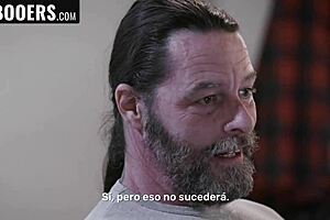 Judy jolie experiences sex with two real men.