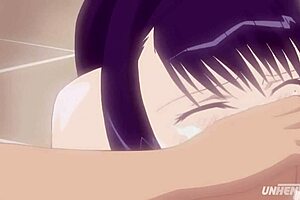 Step Mom Joins Shower for Hentai Blowjob