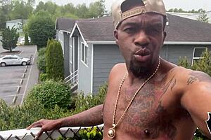 Inked kinky pornstar gets blowjob and doggystyle banged