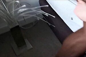 juicy granny slut bent over for rough black cock