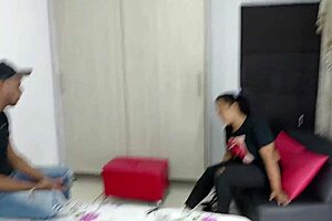 Latina Employee Bent Over In Missionary Fuck