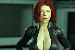 black widow natasha's secret 3d anal sex compilation with big tits