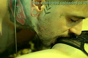 Lucky Man Fucks Latina Girlfriend And Kisses Tattooed Married Bride Riding Friend