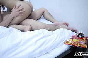 asian filipina babe rides cock in homemade sex with friend