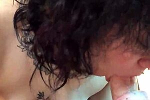 Hot Tatted Petite Sucking Cock Emotionally