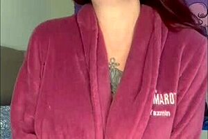 Guided handjob makes him cum hard for her love!