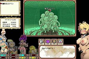 challenging this god game with 4 bitches exploring dungeons in danero+ let's play part 1