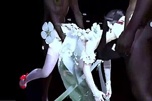 Two BBCs Pound Big-Boobs Chick in Wild 3D Animation 244. It’s Insane!