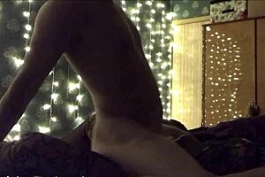 The Guy Interacts With A Milf In Stockings Posing As A Rider