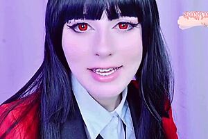 yumeko jabami lost the bet, so fuck all her holes now?